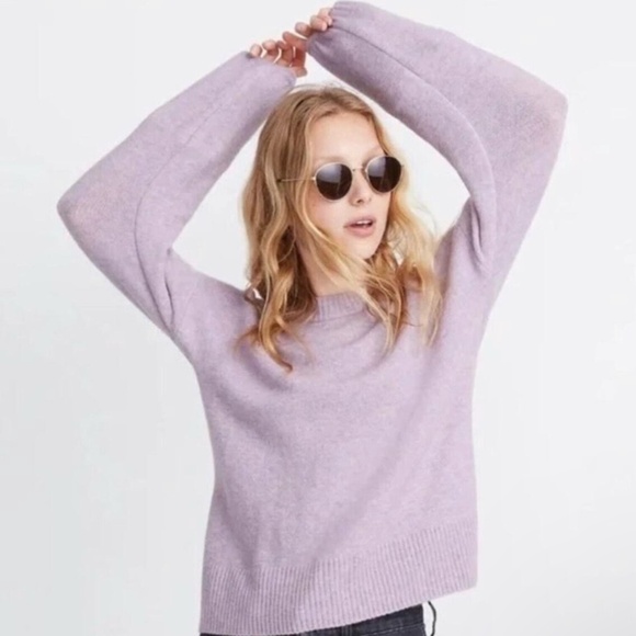 Madewell Payton cotton candy wool sweater - Picture 1 of 5